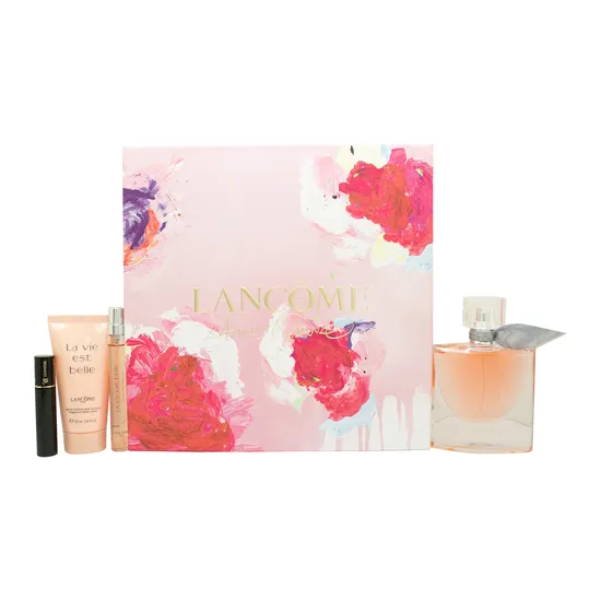 Lancôme La Vie Est Belle 50ml Eau De Parfum+10ml Eau De Parfum+50ml BL+Mascara 2ml Set