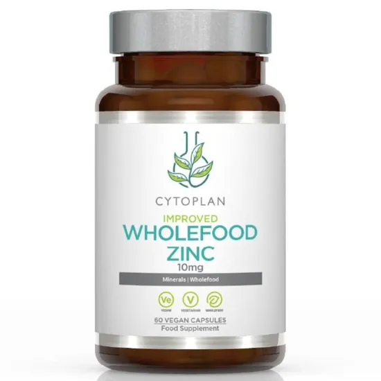Cytoplan Zinc Wholefood 10mg Elemental Capsules