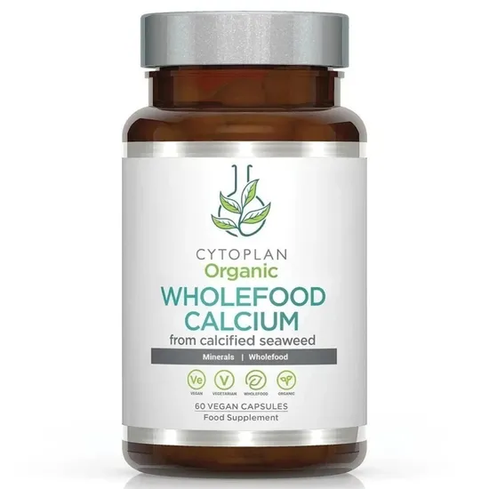 Cytoplan Organic Calcium Wholefood 200mg Elemental Capsules