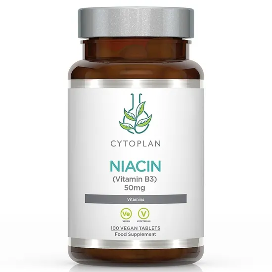 Cytoplan Niacin Vitamin B3 50mg Tablets