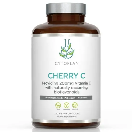 Cytoplan Cherry C Wholefood Vitamin C 200mg Capsules