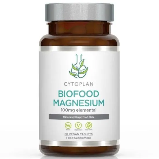 Cytoplan Biofood Magnesium 100mg Tablets