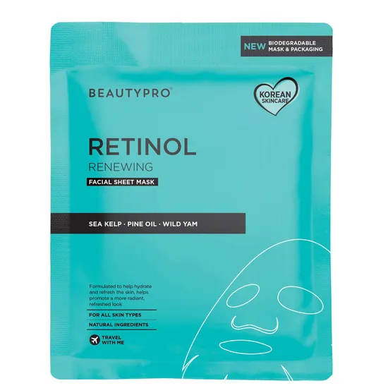 BeautyPro Retinol Anti-Ageing Facial Sheet Mask