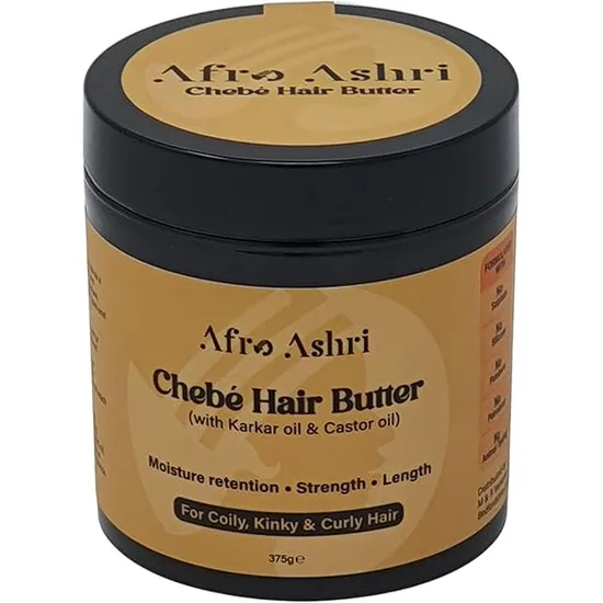 Afro Ashri Chebe Hair Growth Butter With Karkar Oil & Castor Oil