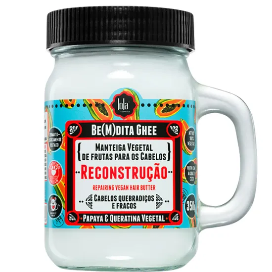 Lola Bemdita Ghee Papaya & Queratina Vegetal Repairing Vegan Hair Butter