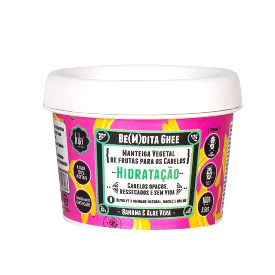Lola Bemdita Ghee Hidratacao Moisturising Vegan Hair Butter