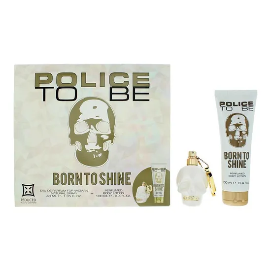 Police To Be Born To Shine Eau De Parfum 40ml + Body Lotion 100ml Gift Set For Her