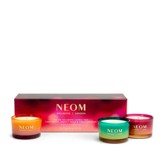 Neom Organics Winter Wellbeing Candle Trio