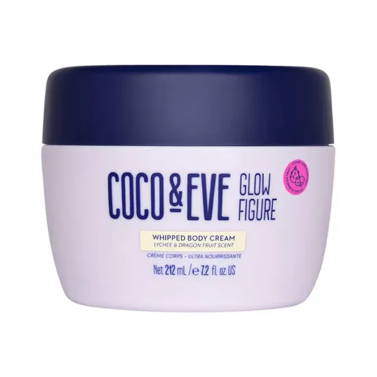 Coco & Eve Glow Figure Whipped Body Cream Lychee & Dragon Fruit