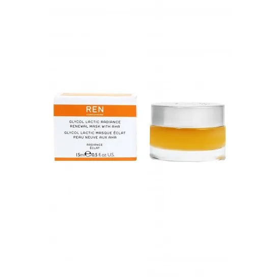 REN Renewal Radiance Face Mask With AHA Glycol Lactic Radiance