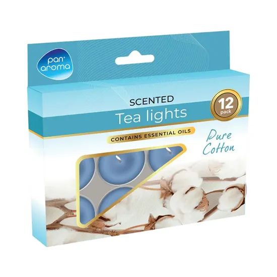 Pan Aroma Scented Tea Lights Pure Cotton