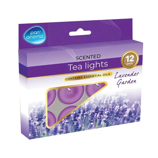 Pan Aroma Scented Tea Lights Lavender Garden