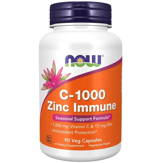 NOW Foods C-1000 Zinc Immune Capsules