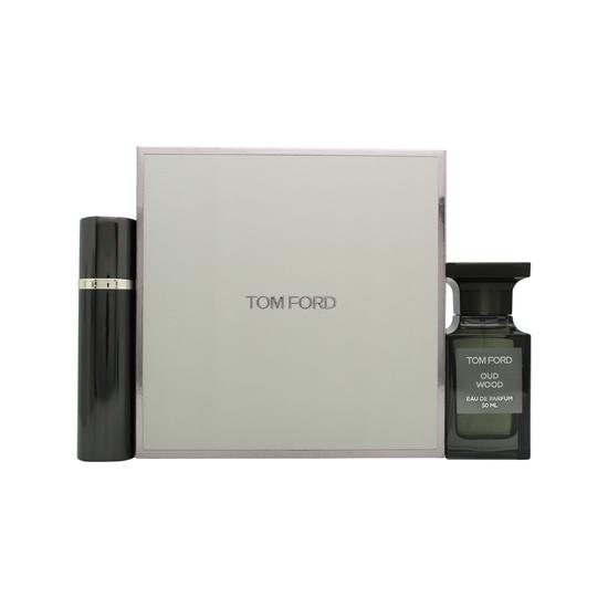 Tom Ford Oud Wood Gift Set 50ml Eau De Parfum + 10ml Travel Spray Tom Ford Oud Wood Gift Set 50ml Eau De Parfum + 10ml Travel Spray