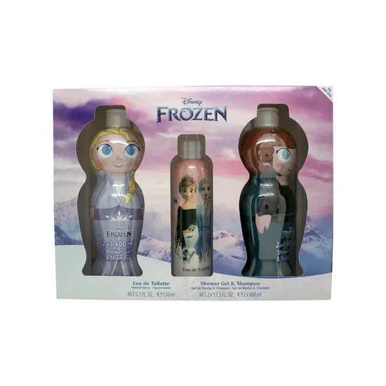 Disney Frozen Gift Set Eau De Toilette 150ml & 2 x Shower Gel 2 In 1 250ml