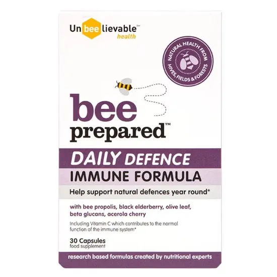 Unbeelievable Health Bee Prepared Daily Defence Immune Formula Capsules