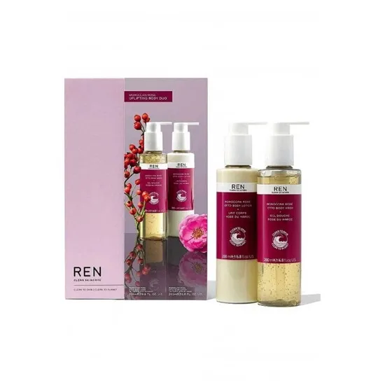 REN Moroccan Rose Otto Uplifting Body Duo