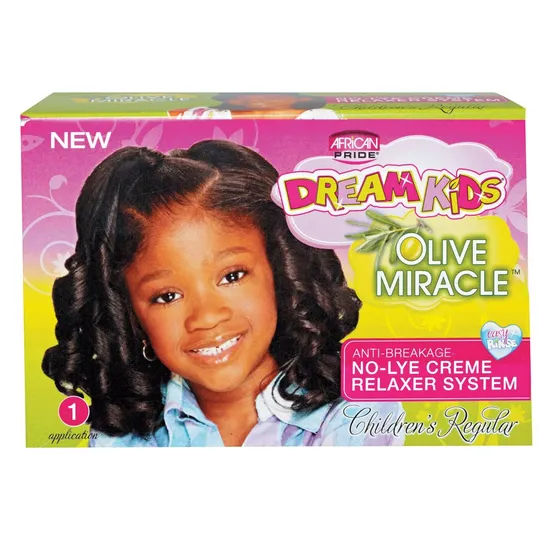 African Pride Dream Kids Olive Miracle No-Lye Creme Relaxer