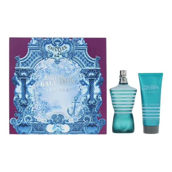 Jean Paul Gaultier Le Male Eau De Toilette 75ml + Shower Gel 75ml Gift Set For Him