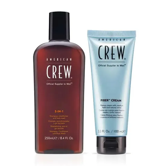 American Crew Regimen 3 In 1 & Fibre Cream Duo