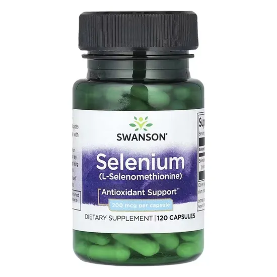Swanson Selenium 200mcg Capsules