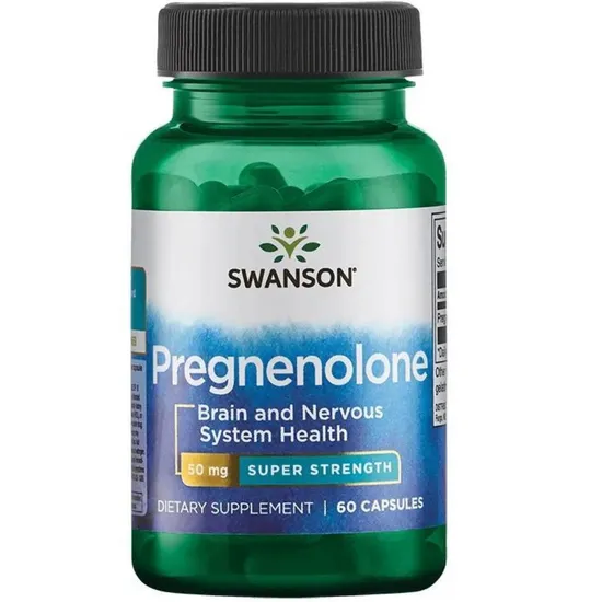 Swanson Pregnenolone 50mg Super-Strength Capsules