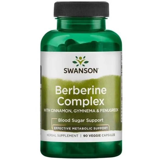 Swanson Berberine Complex With Cinnamon Gymnema & Fenugreek Capsules
