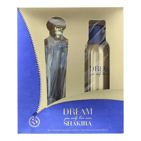 Shakira Dream You Only Live Once Eau De Toilette + Deodorant Spray Gift Set
