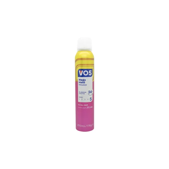 VO5 Weather Resistant Styling Mousse Mega Hold