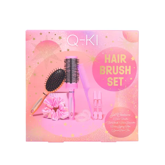 Q-KI Hair Brush Set Gift Set