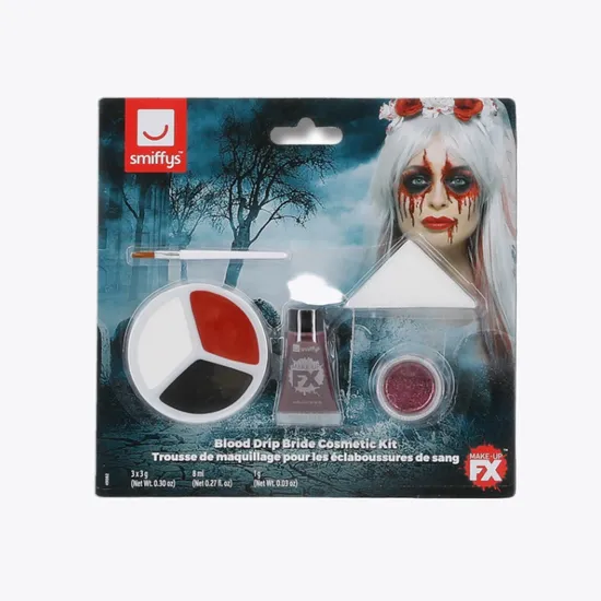 Smiffys Make-Up FX Blood Drip Bride Kit