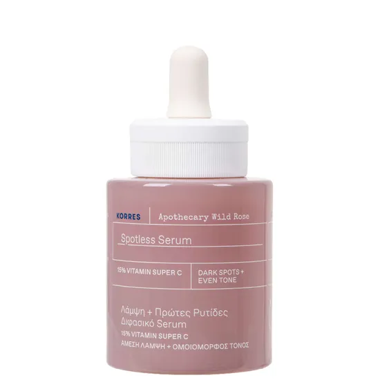 Korres Apothecary Wild Rose Spotless Serum 15% Vitamin Super C