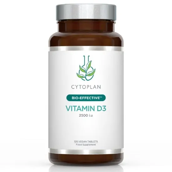 Cytoplan Vegan Vitamin D3 2500iu Tablets