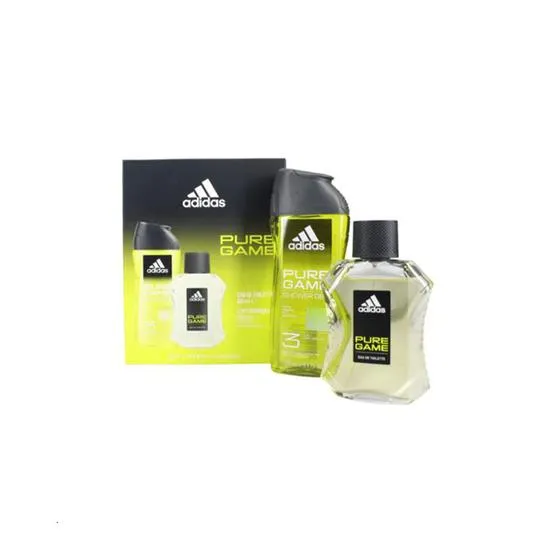 Adidas Pure Game Gift Set 100ml Eau De Toilette + 250ml Shower Gel