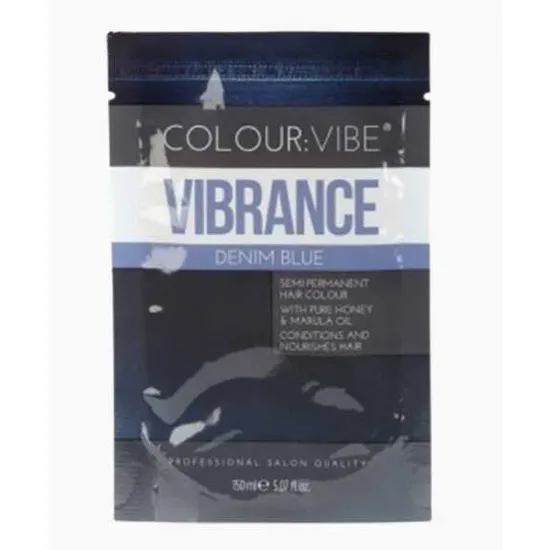Colour Vibe Vibrance Semi Permanent Hair Colour Denim Blue