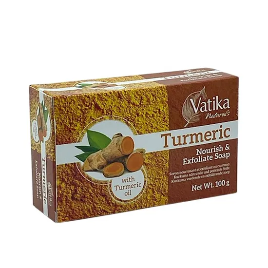 Dabur Vatika Naturals Nourish & Exfoliate Turmeric Soap