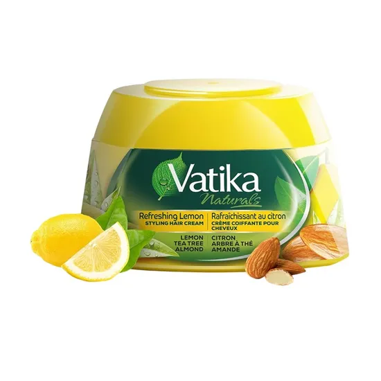 Dabur Vatika Naturals Lemon Tea Tree & Almond Styling Hair Cream