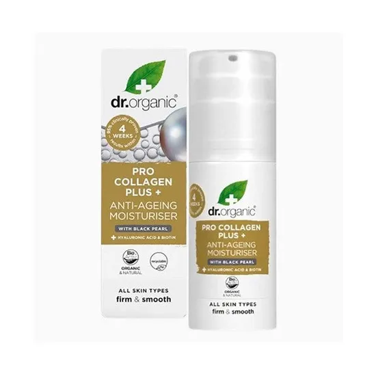 Dr. Organic Pro Collagen Plus Anti Ageing Moisturiser With Black Pearl