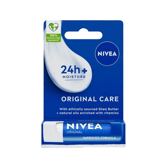 Nivea Original 24h Plus Moisture Care Lip Balm