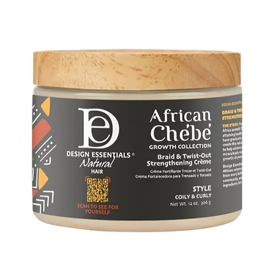 Design Essentials African Chebe Braid Twist Out Strengthening Creme