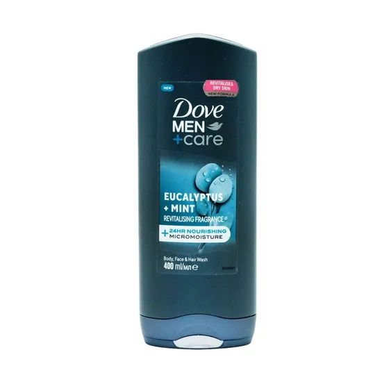 Dove Men Plus Care Eucalyptus Mint Body Face Hair Wash