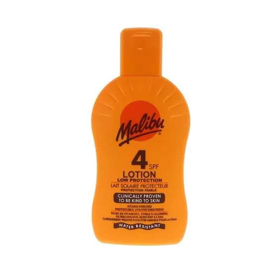 Malibu Low Protection Water Resistant Lotion SPF 4