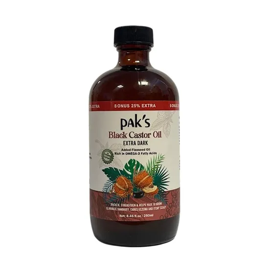 Paks Extra Dark Black Castor Oil