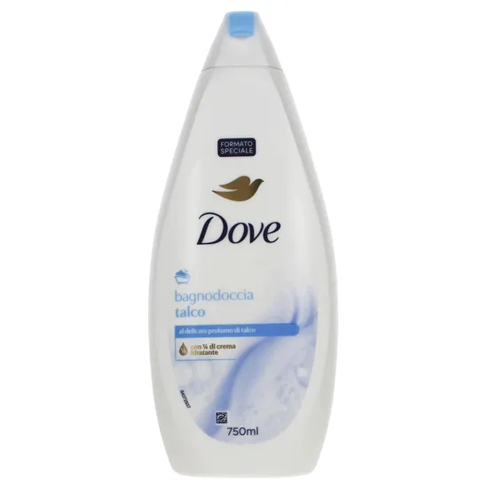 Dove Bubble Bath Talc Body Wash 750Ml
