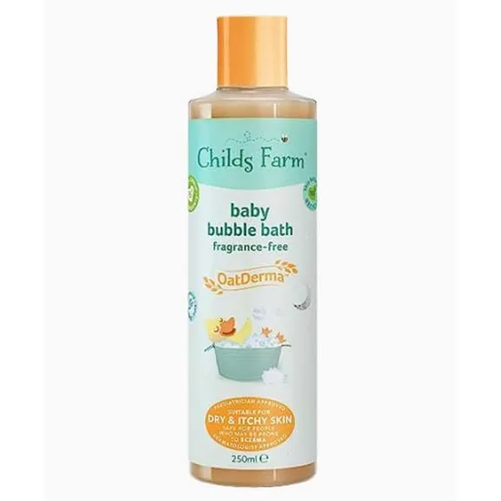 Childs Farm Baby Bubble Bath Fragrance Free Oat Derma