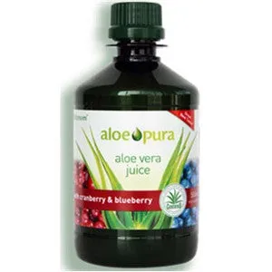 Aloe Pura Aloe Vera Juice Maximum Strength With Cranberry