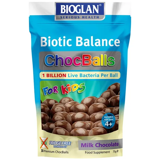 Bioglan Biotic Balance ChocBalls For Kids Milk Chocolate