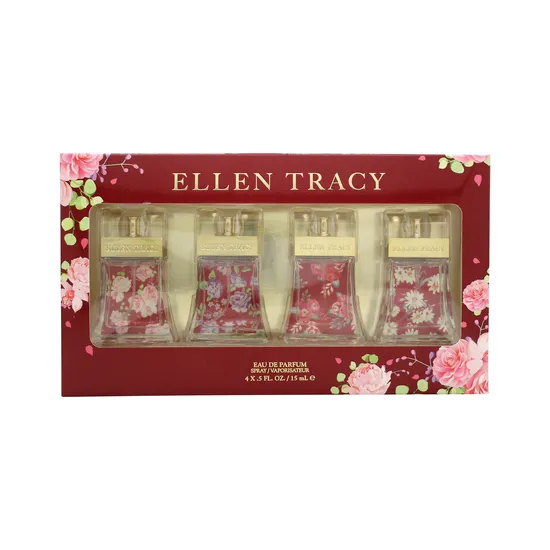 Ellen Tracy Miniatures Gift Set 11ml Brilliant Eau De Parfum + 11ml Dazzling Eau De Parfum + 11ml Dynamic Eau De Parfum + 11ml Sensational Eau De Parfum