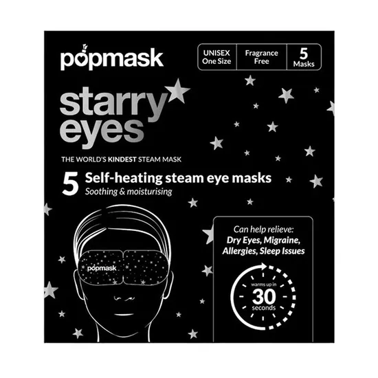 Pop Mask Starry Eyes 5 Self Heating Steam Eye Mask