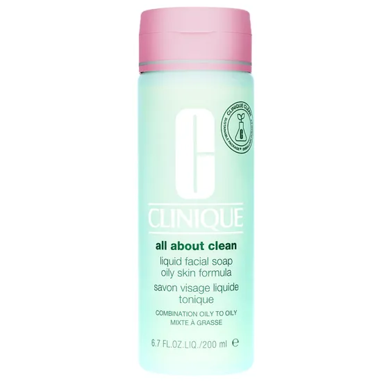 Clinique All About Clean Liquid Facial Soap Combination To Oily Skin